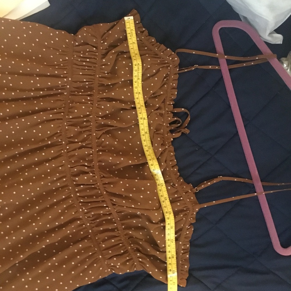 NWT Sophia Cami Tiered Madewell MIDI Dress In Dots- Size 16 - Picture 14 of 16